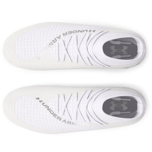 UNDER ARMOUR HIGHLIGHT 2 MC KNIT WHITE FOOTBALL CLEATS MEN\'S SIZE 9.5 NEW main image 13